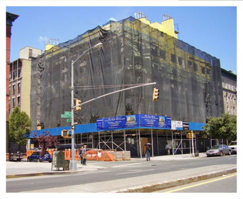 आवंटन के लिए लौ रिटार्डेंट मलबे नेटिंग 3m X 100m 100gsm