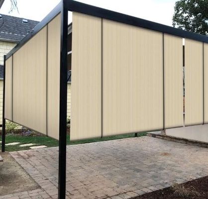 पूल पिछवाड़े बालकनी विंडस्क्रीन अपार्टमेंट Patio रेल कवर 0.75x3m 0.9x3m 160gsm